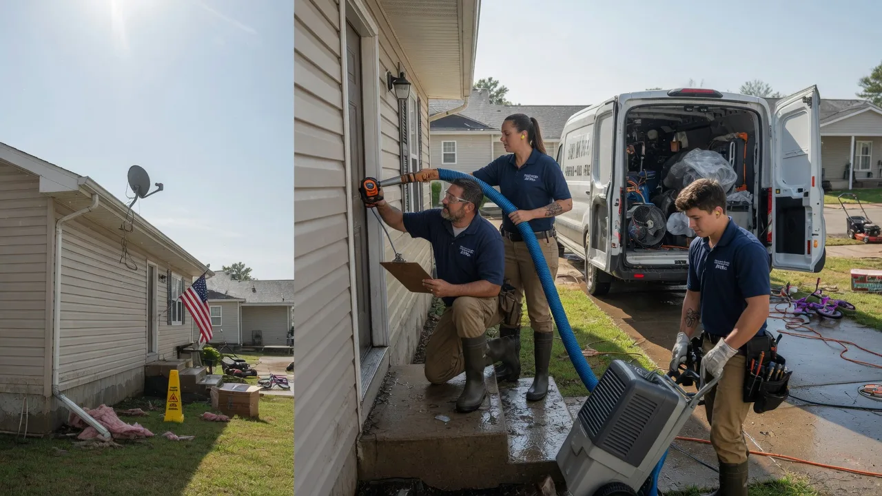 Ceiling Water Damage Restoration in Detroit, TX near me